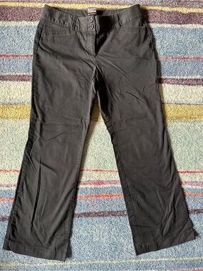 ANN TAYLOR PETITE SIGNATURE BOOTCUT PANTS — SIZE 4P